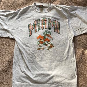 Vintage University of Miami Hurricanes T-Shirt